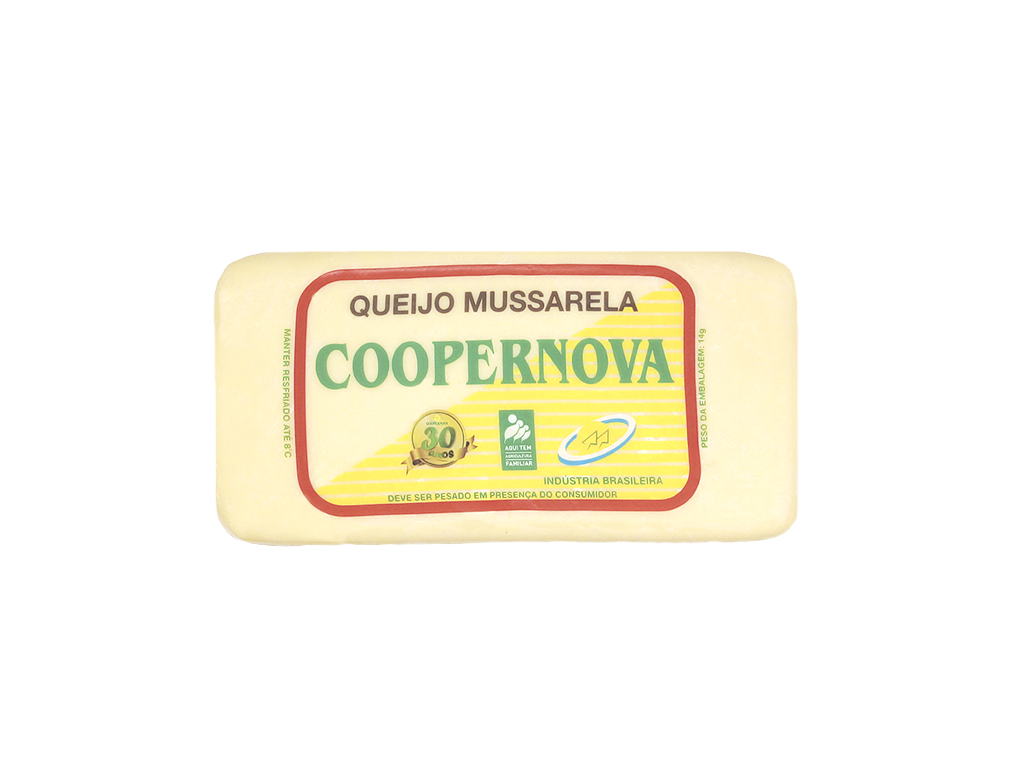 MUÇARELA COOPERNOVA 4 KG (CX 6 PÇ)